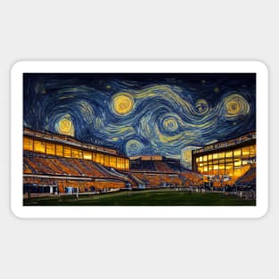 neyland stadium like starry night Sticker